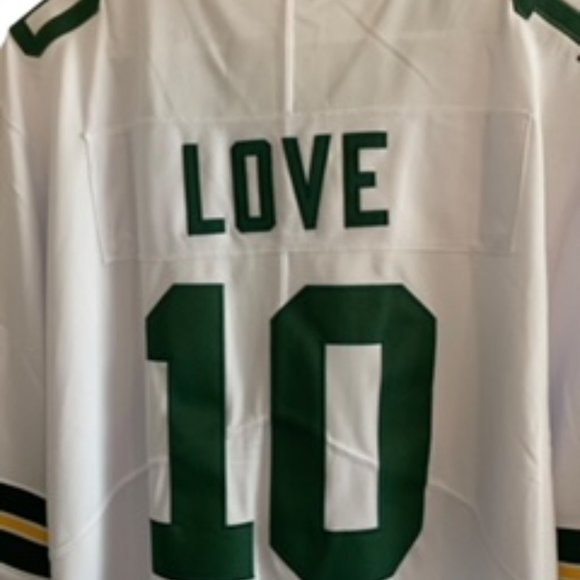 #10 Jordan Love Nike Away Game Jersey🏈💚💛Go Pack Go!🏈💚💛 - Picture 3 of 11